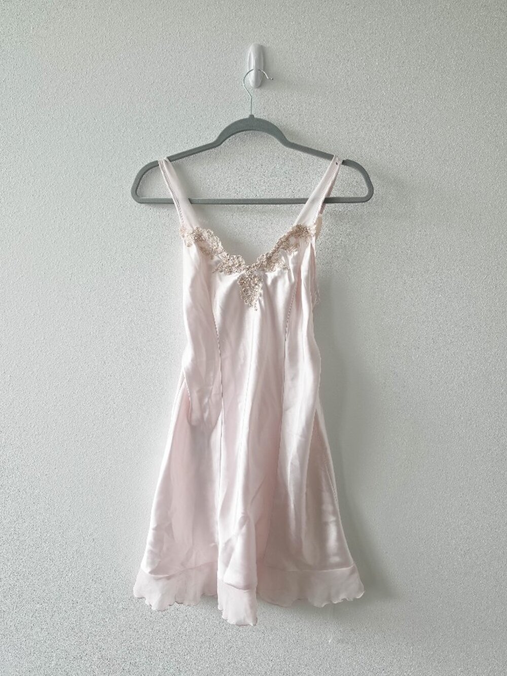 Vintage Light Pink Linea Donatella Slip Sz Small